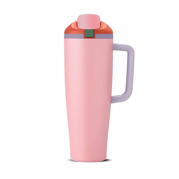 40oz Insulated Cold Handle 304 Stainless Steel Custom Tumbler